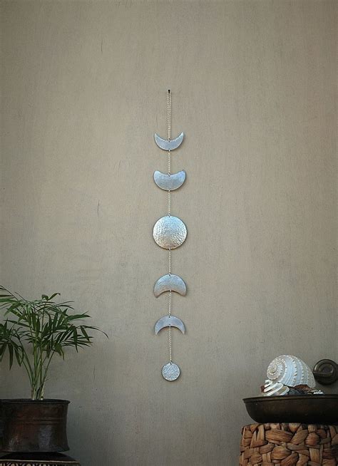 lunar wall hanging|moon phases wall hanging decor.